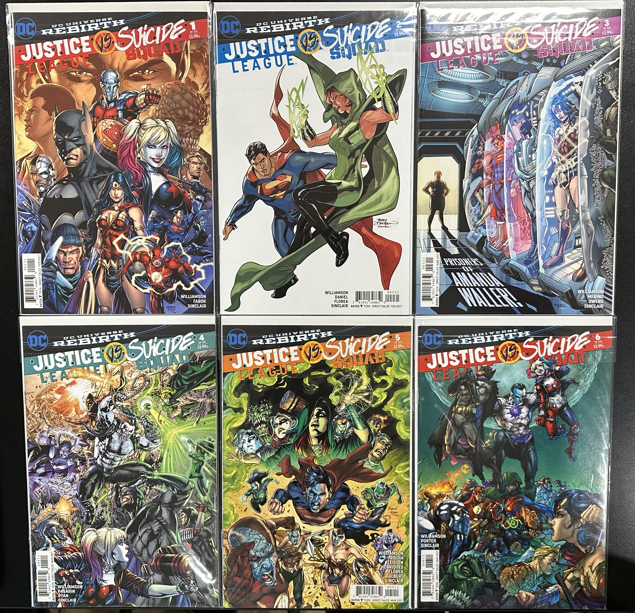 Comic Set - Justice League (2016) #1-29 + Justice League Vs Suicide Squad (Complete Series) + Justice League: Rebirth #1