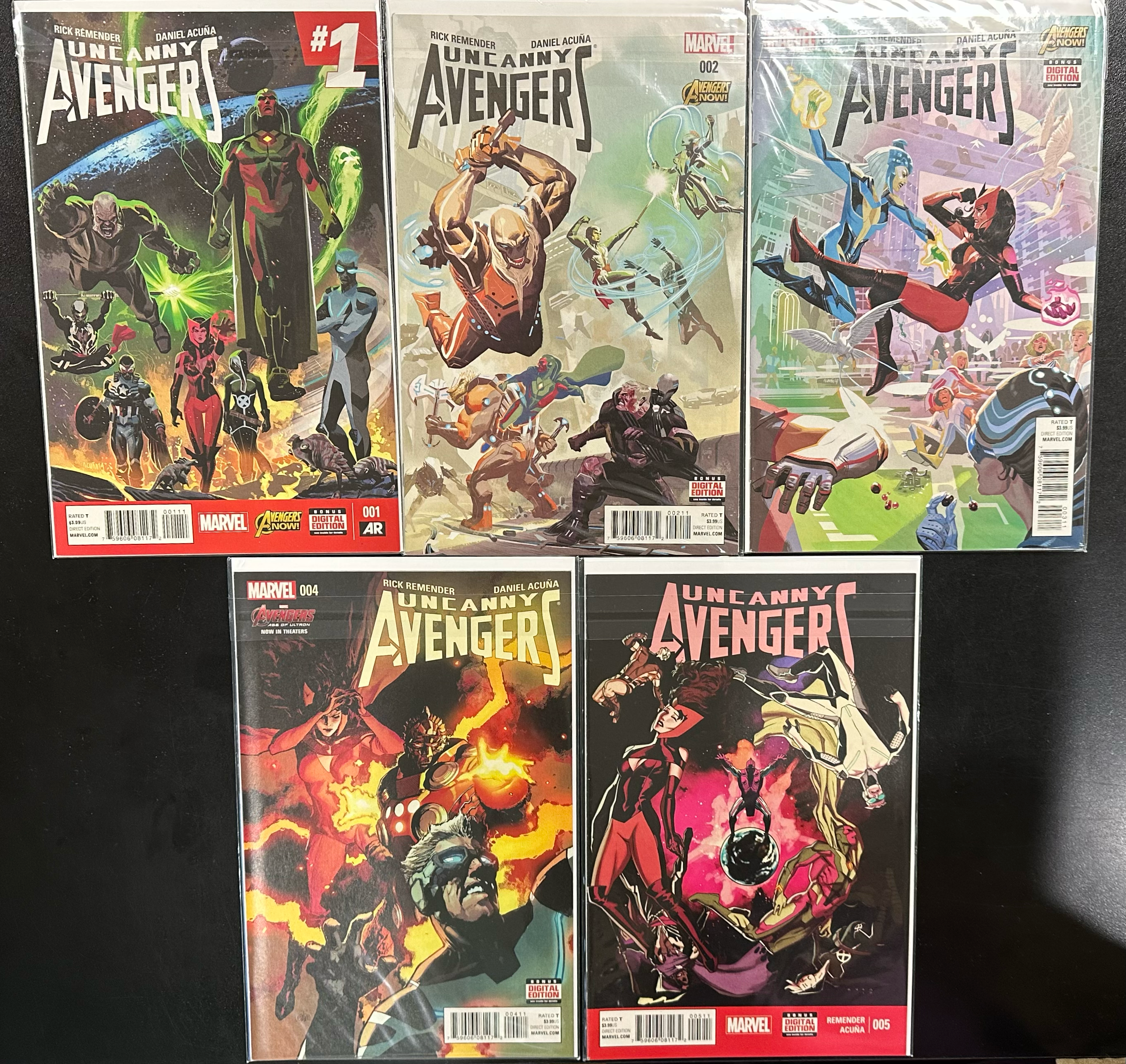 Comic Set - Uncanny Avengers (2015) (Complete Series)