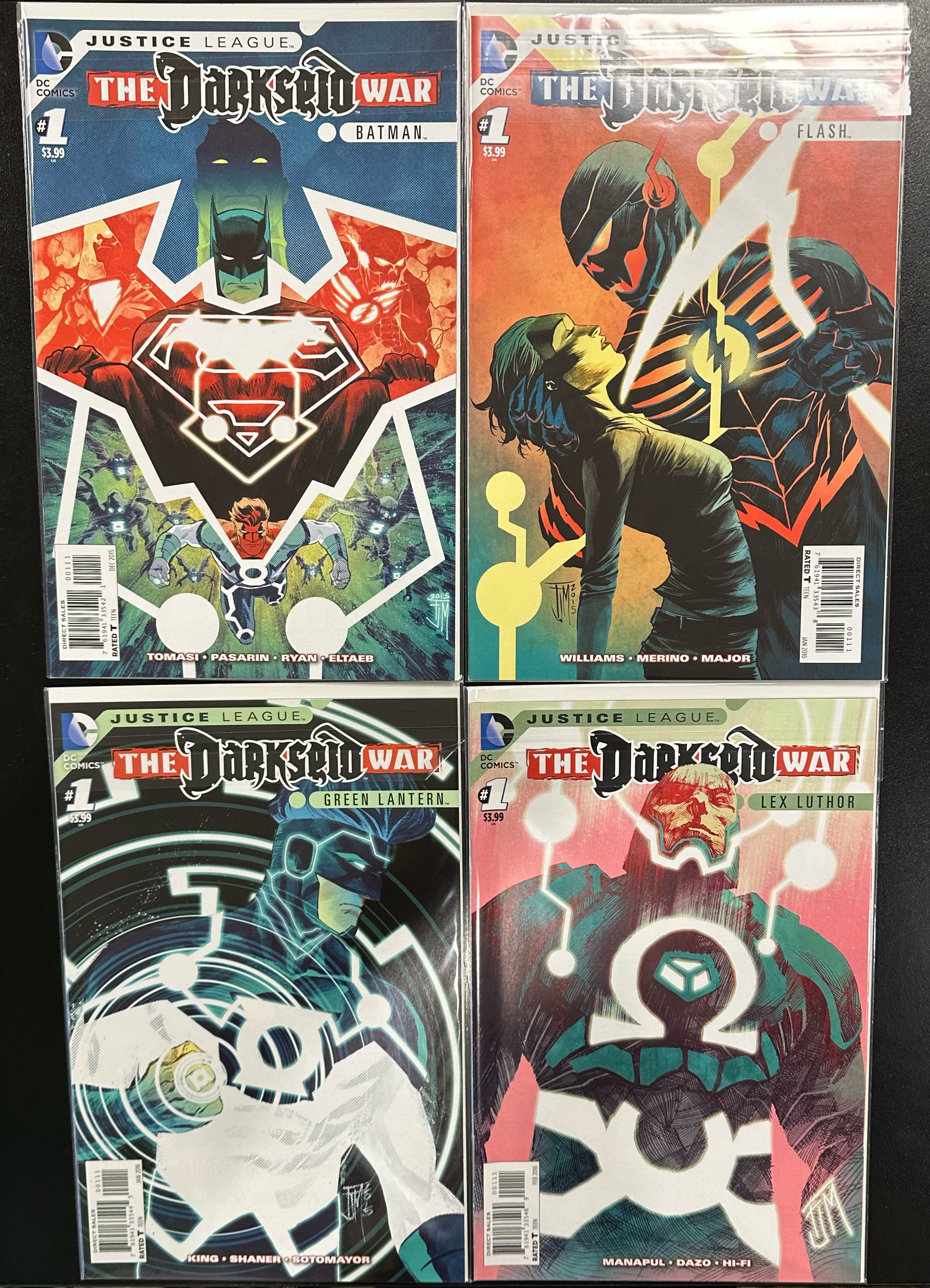 Comic Set - Justice League (2012) #0 + #13-52 + Trinity War Tie-In's + Darkseid War Tie-In's