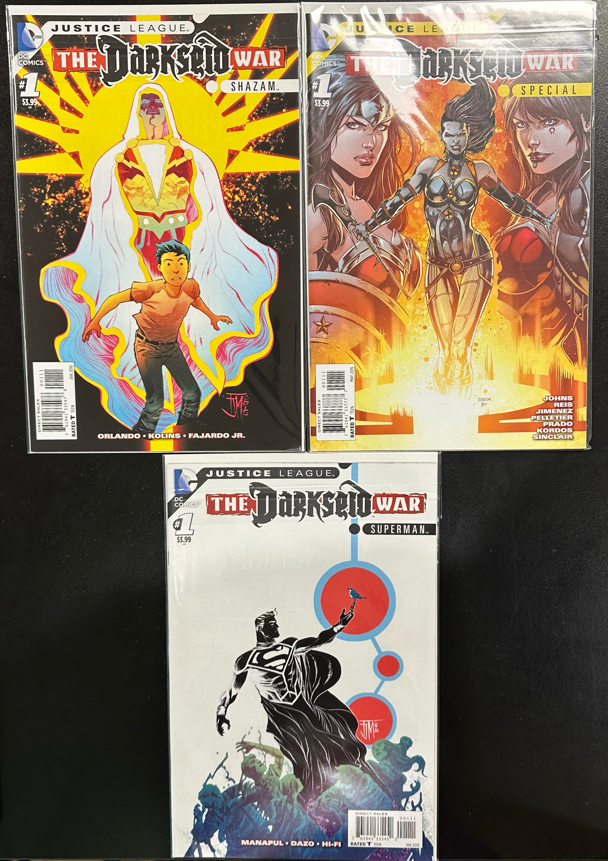 Comic Set - Justice League (2012) #0 + #13-52 + Trinity War Tie-In's + Darkseid War Tie-In's