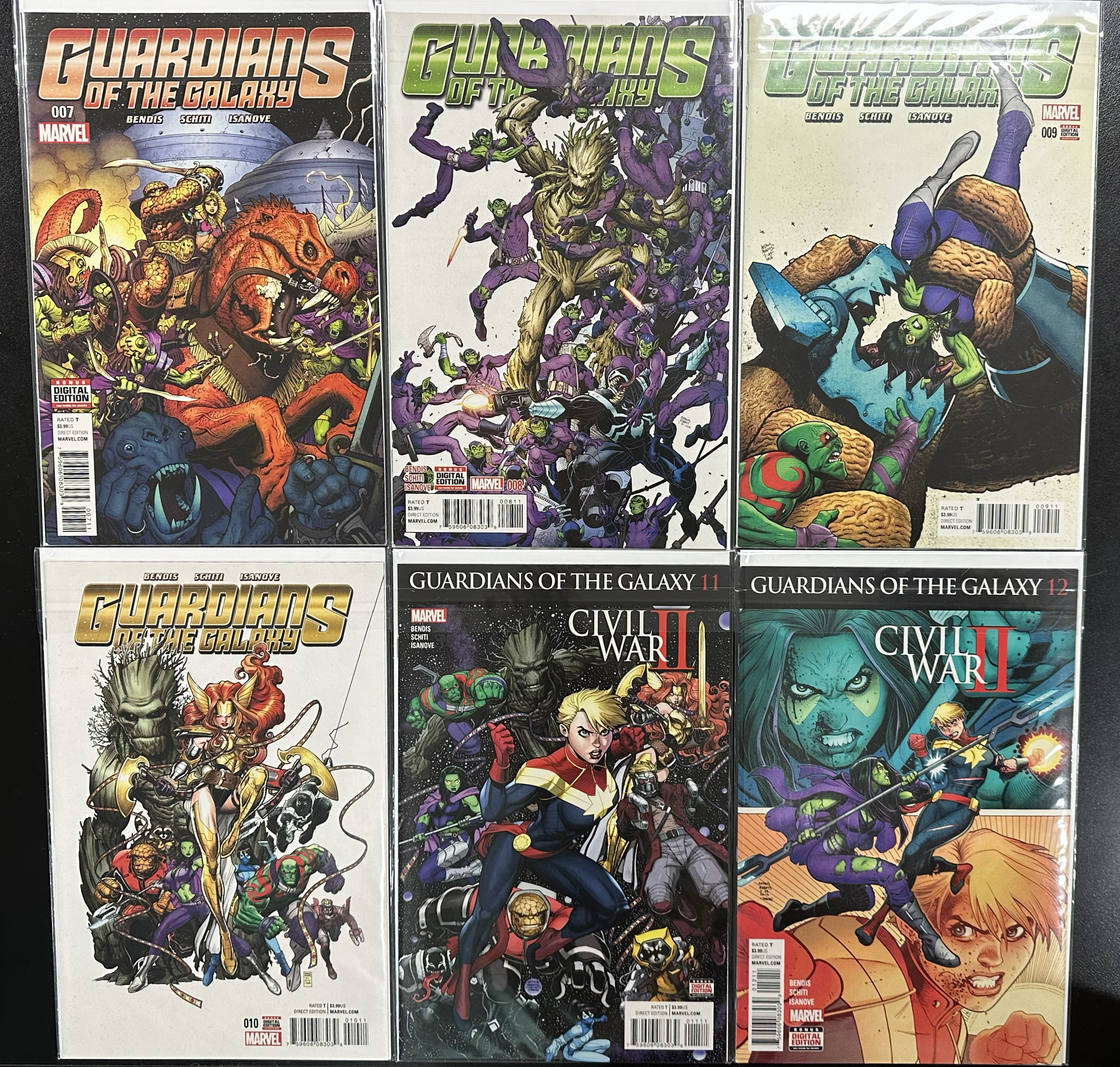 Comic Set - Guardians Of The Galaxy (2015) (Complete Series)