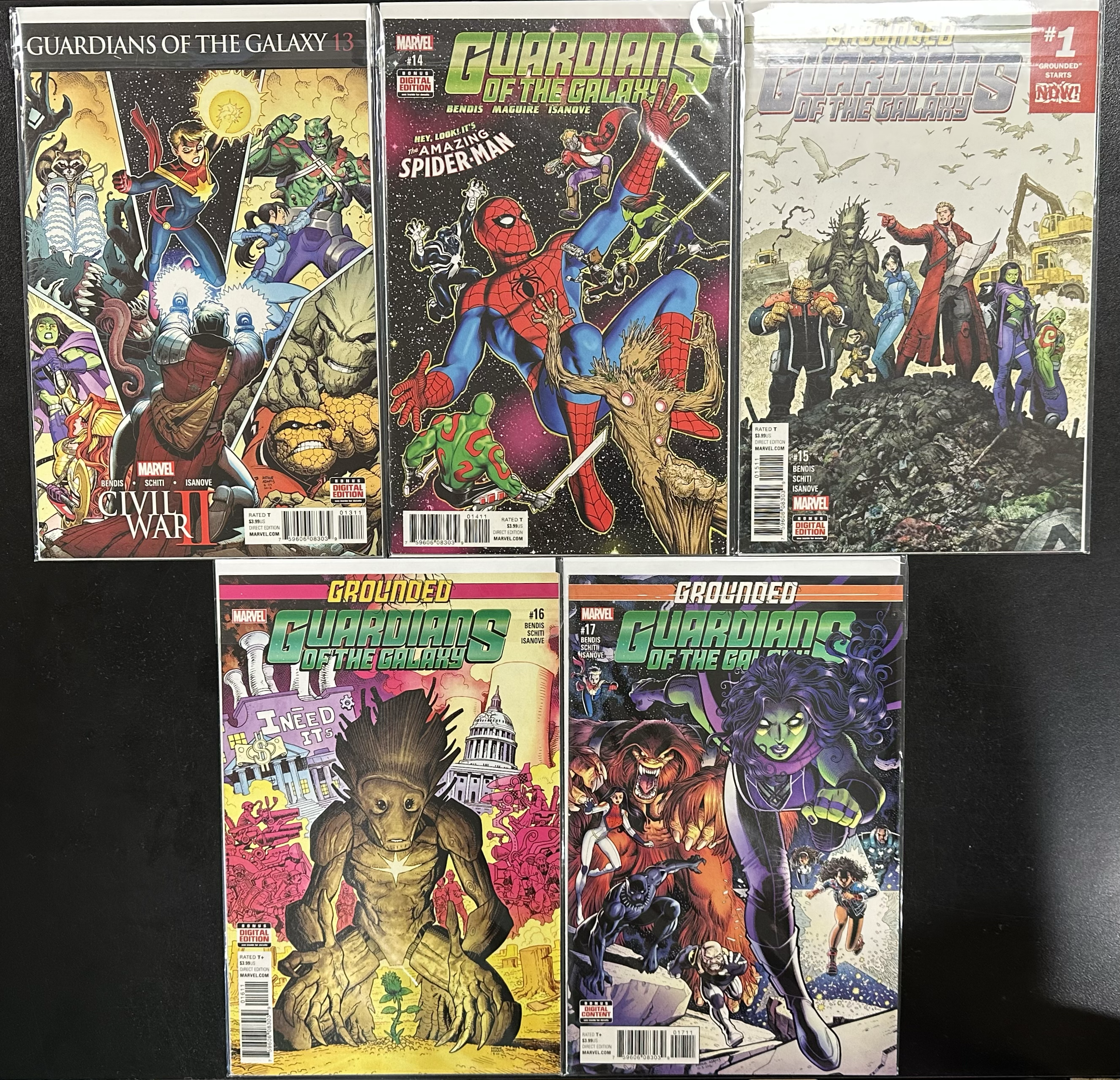 Comic Set - Guardians Of The Galaxy (2015) (Complete Series)