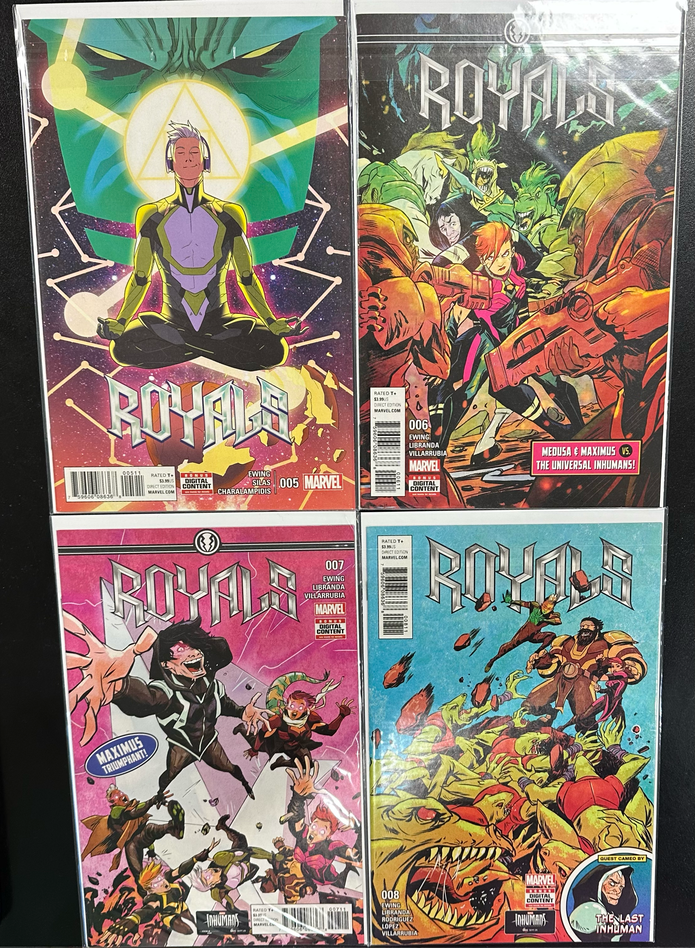 Comic Set - Royals (2017) #1-8