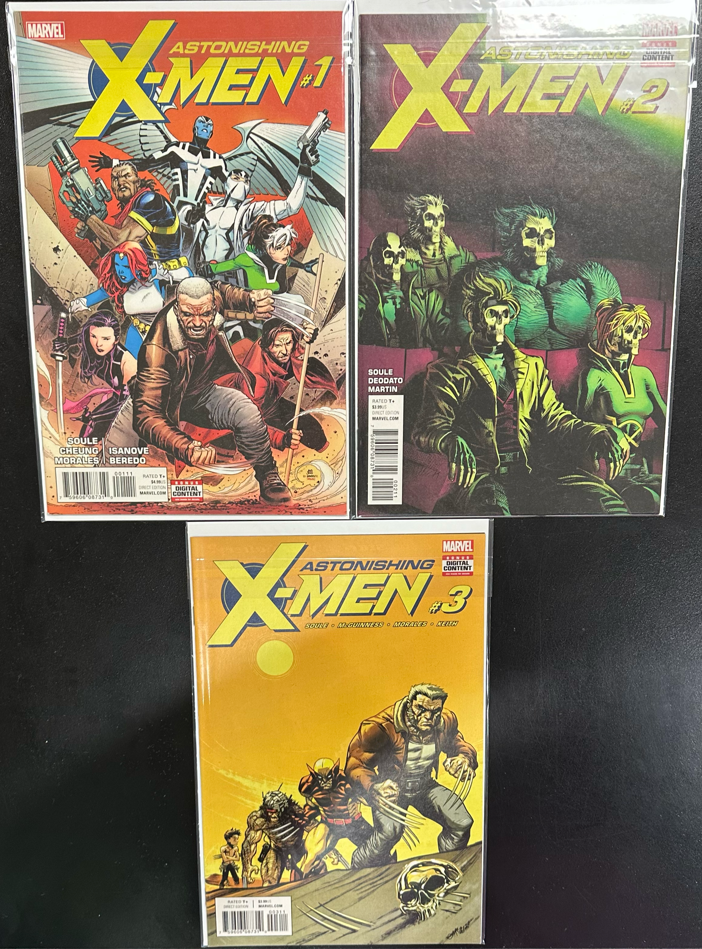 Comic Set - Astonishing X-Men (2017) #1-3