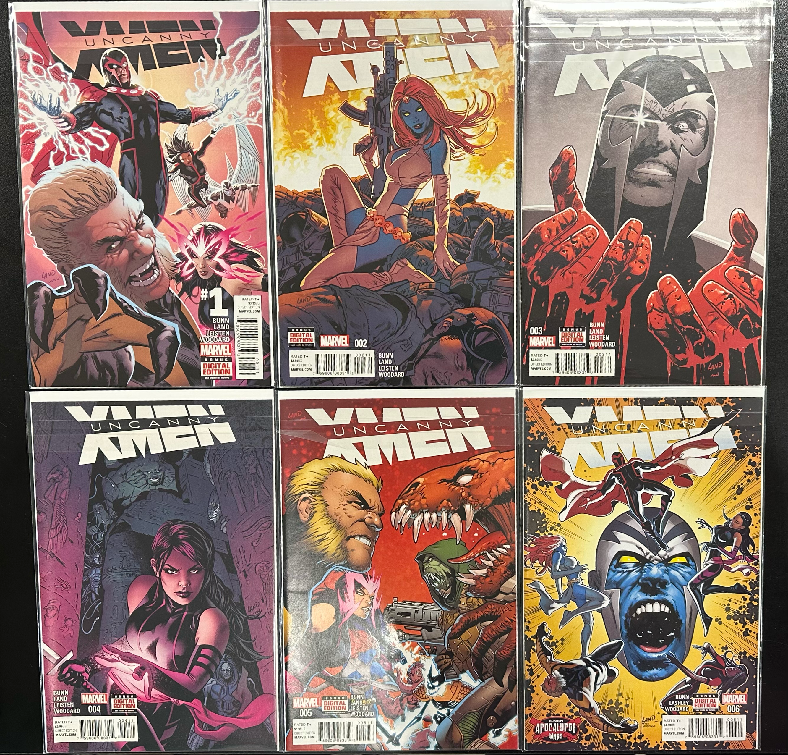 Comic Set - Uncanny X-Men (2016) (Complete Series)
