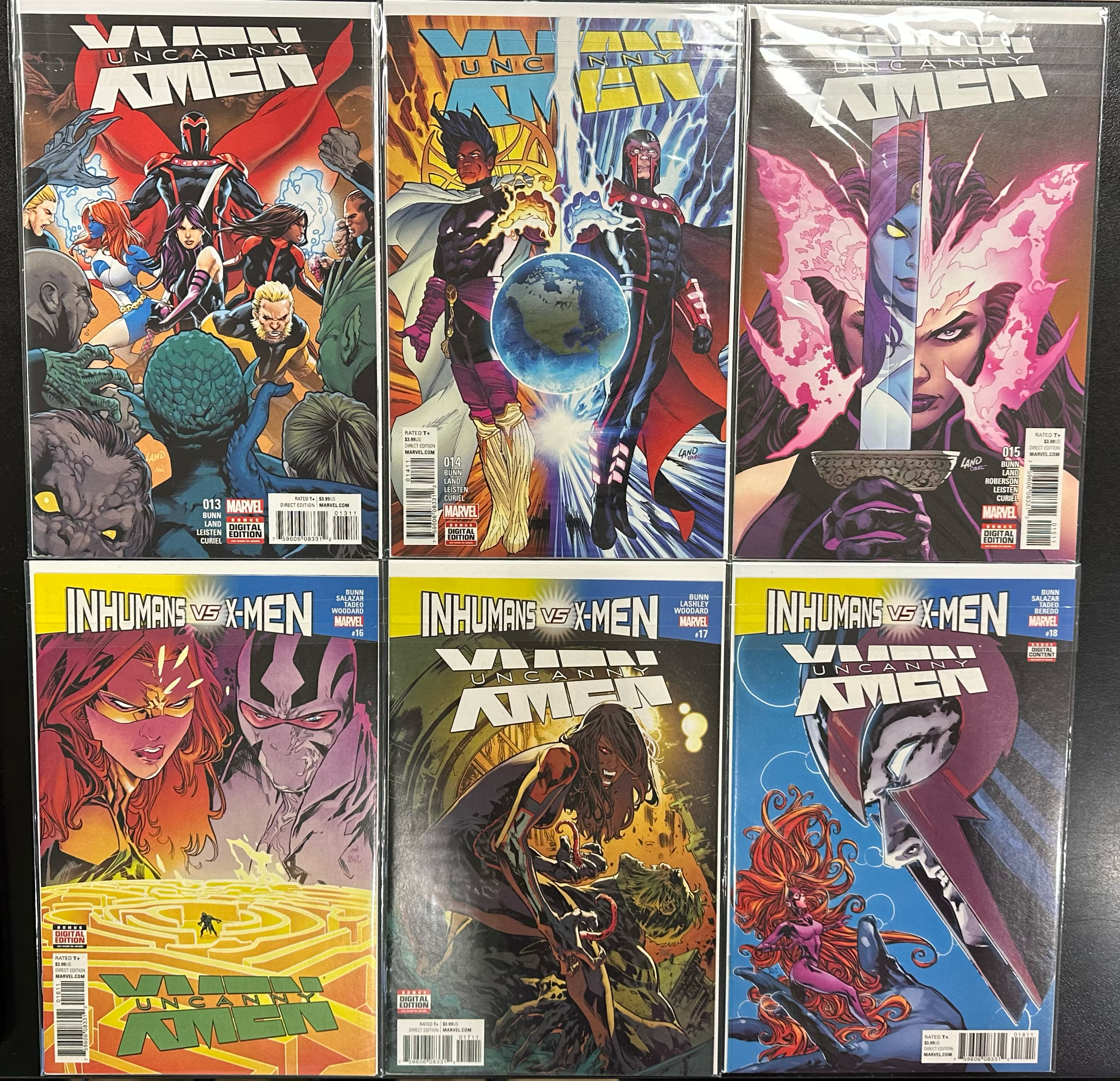 Comic Set - Uncanny X-Men (2016) (Complete Series)