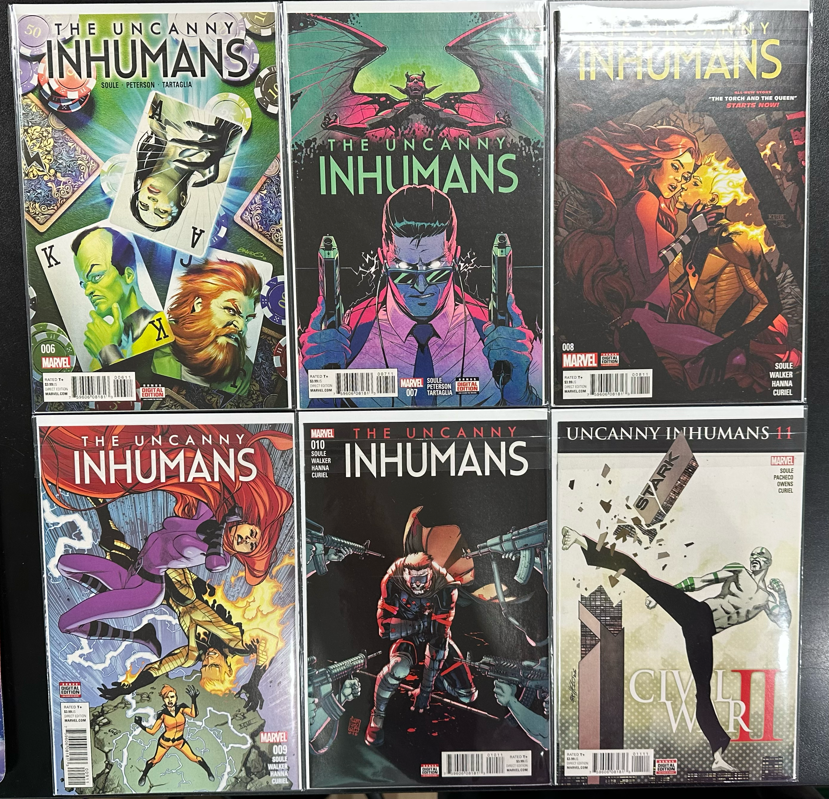Comic Set - Uncanny Inhumans (2015) (Complete Series)