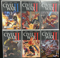 Comic Set - Civil War II (2016) #0-5 + #7-8
