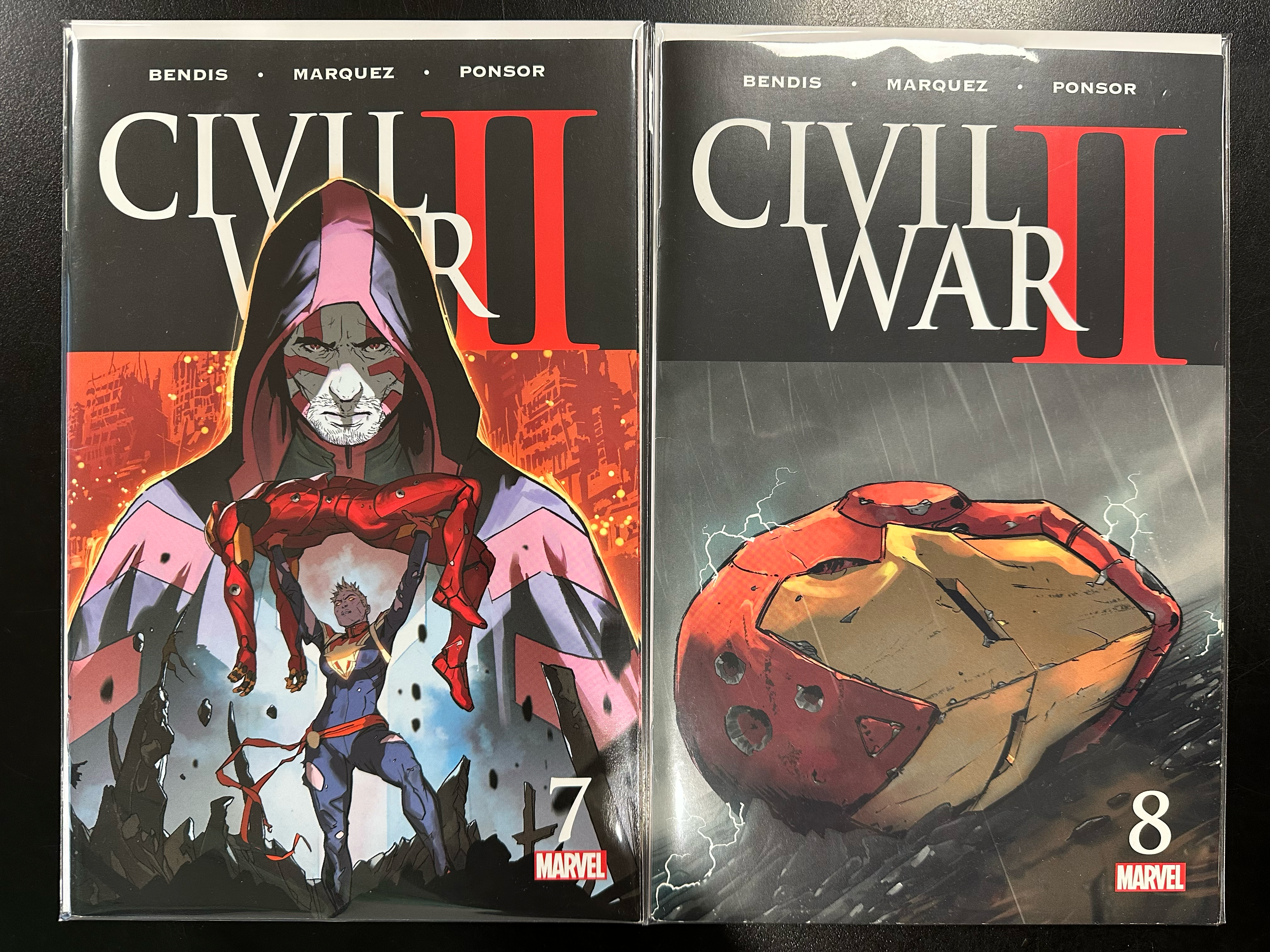 Comic Set - Civil War II (2016) #0-5 + #7-8