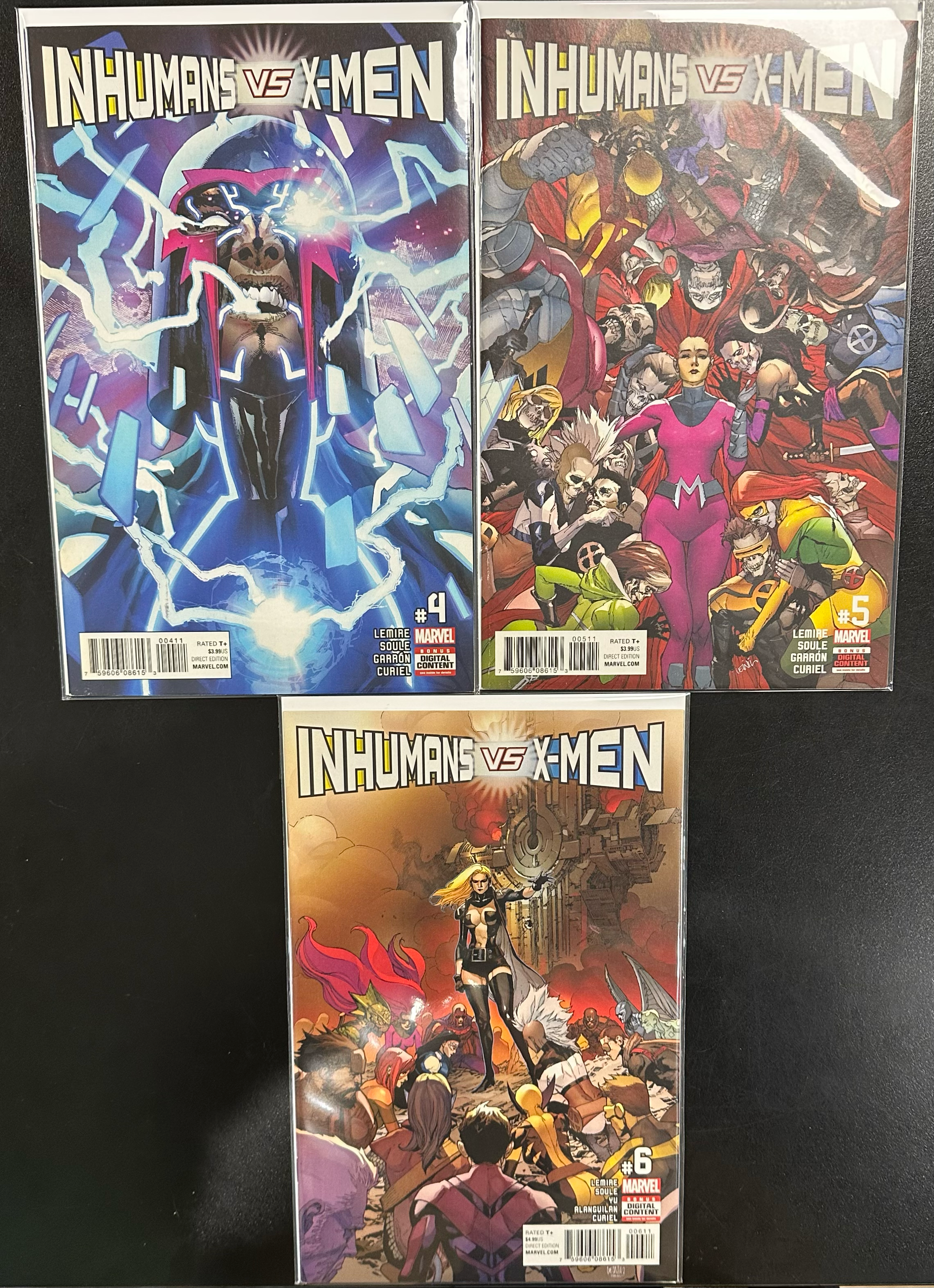 Comic Set - Inhumans Vs X-Men (Complete Series) + Inhumans Prime #1 + X-Men Prime #1