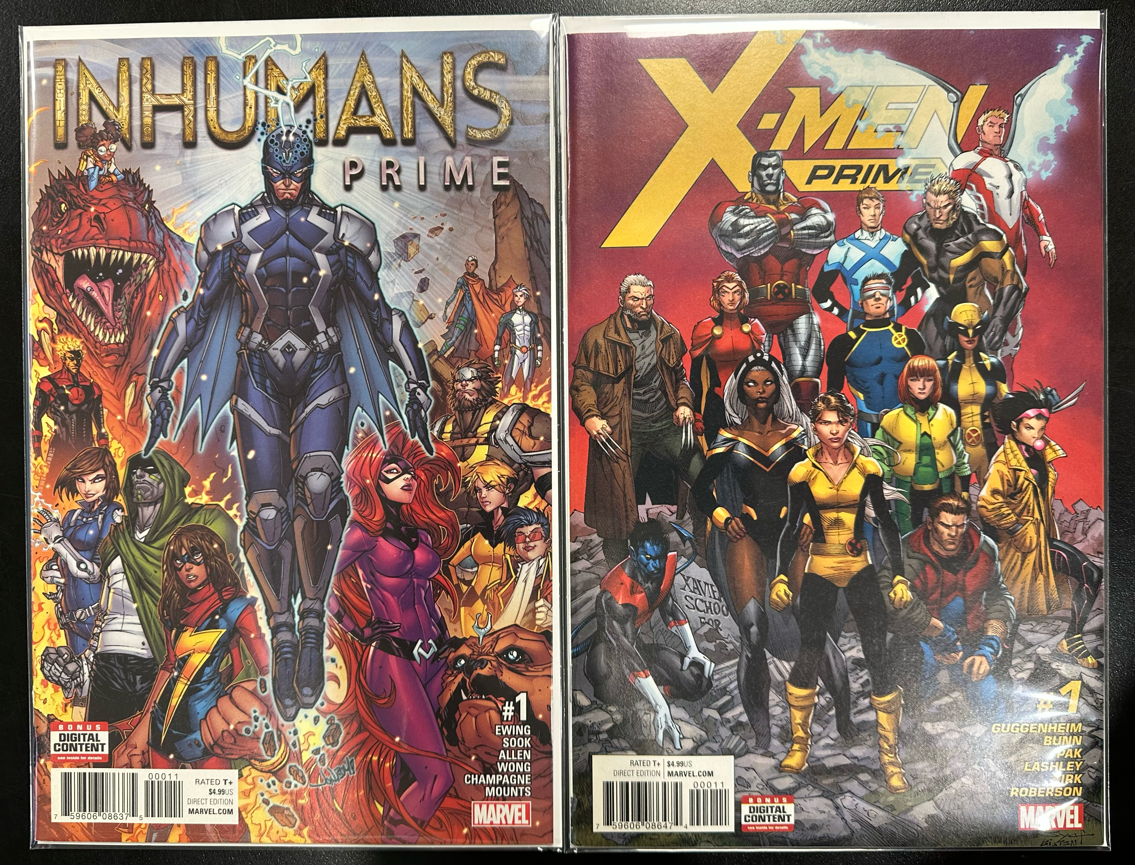 Comic Set - Inhumans Vs X-Men (Complete Series) + Inhumans Prime #1 + X-Men Prime #1