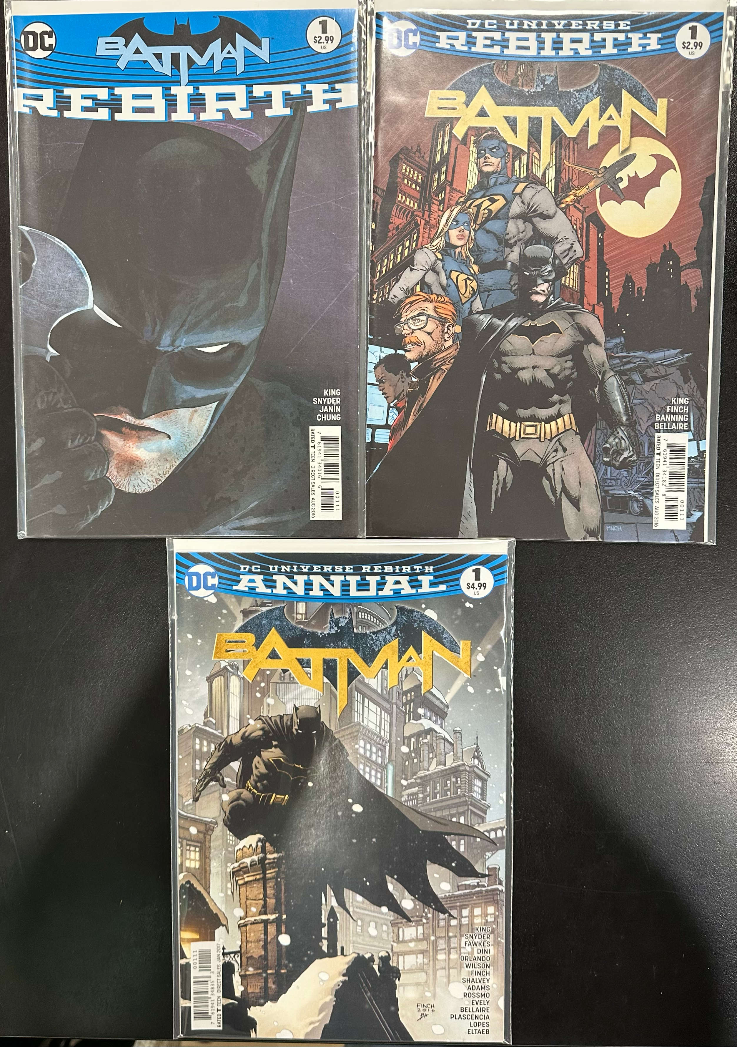 Comic Set - DC Rebirth #1's Bundle