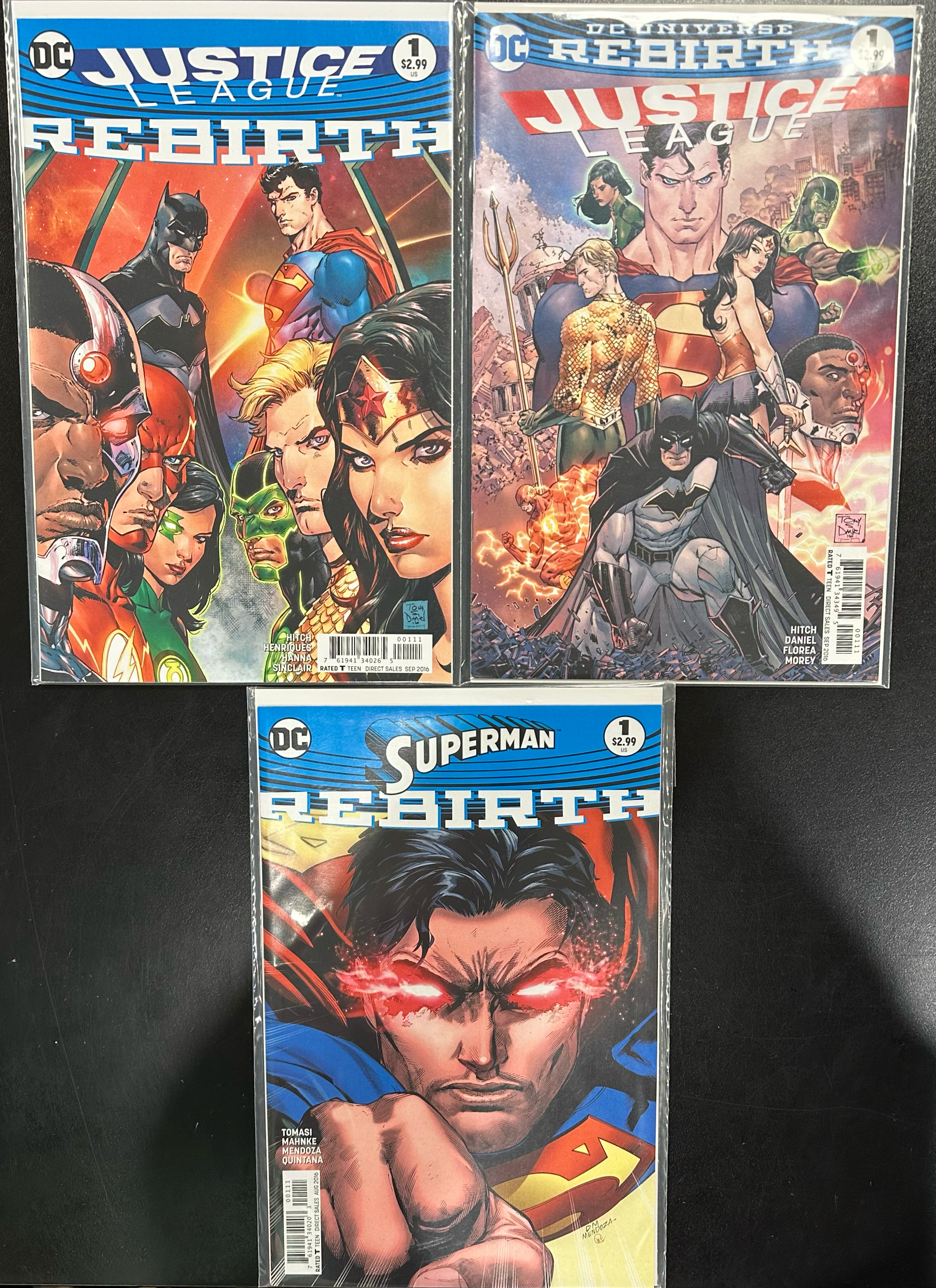 Comic Set - DC Rebirth #1's Bundle
