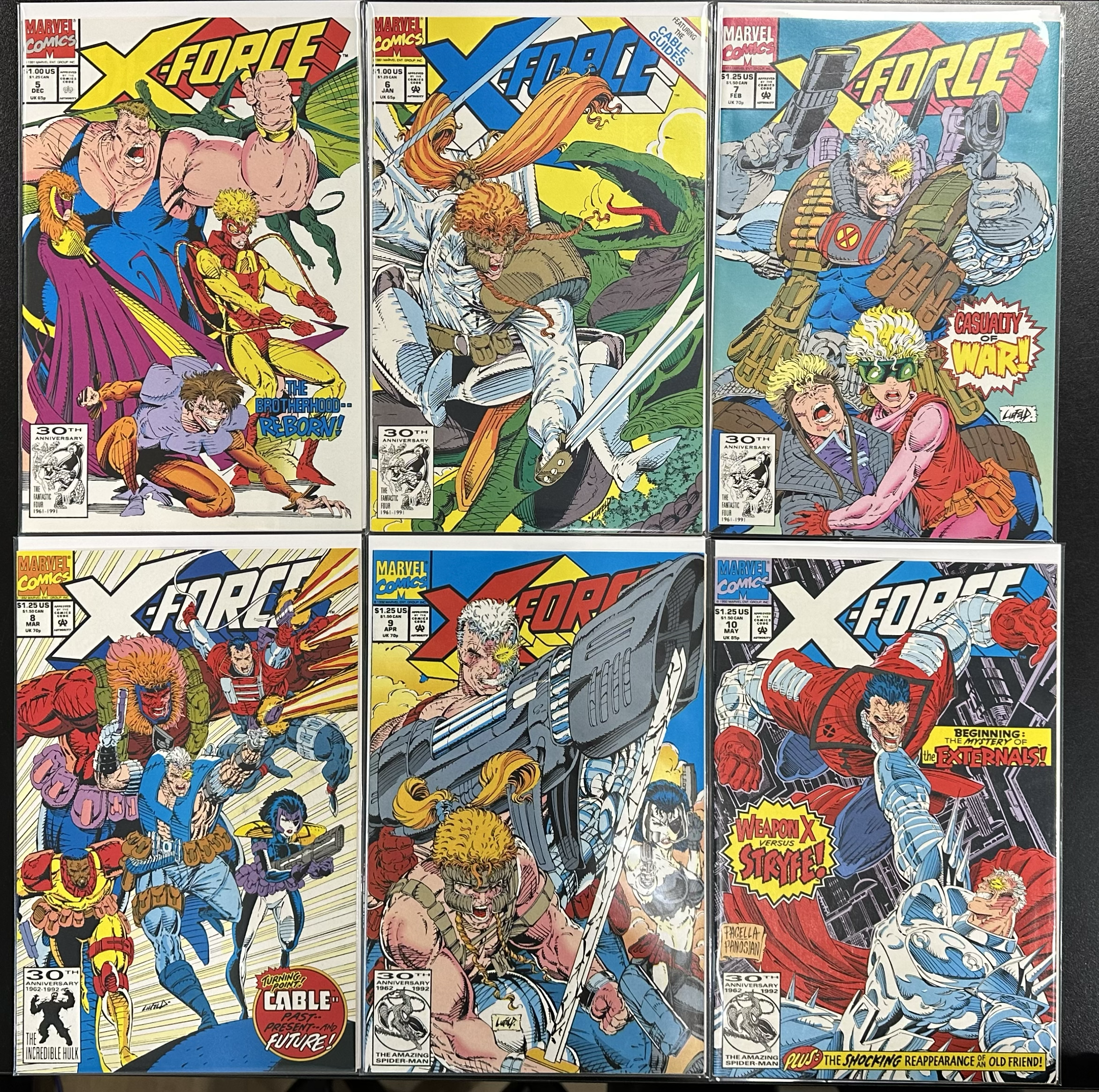 Comic Set - X-Force (1991) #1-79 + #-1 + New Mutants (1982) #100 + X-Force and Cable Annuals