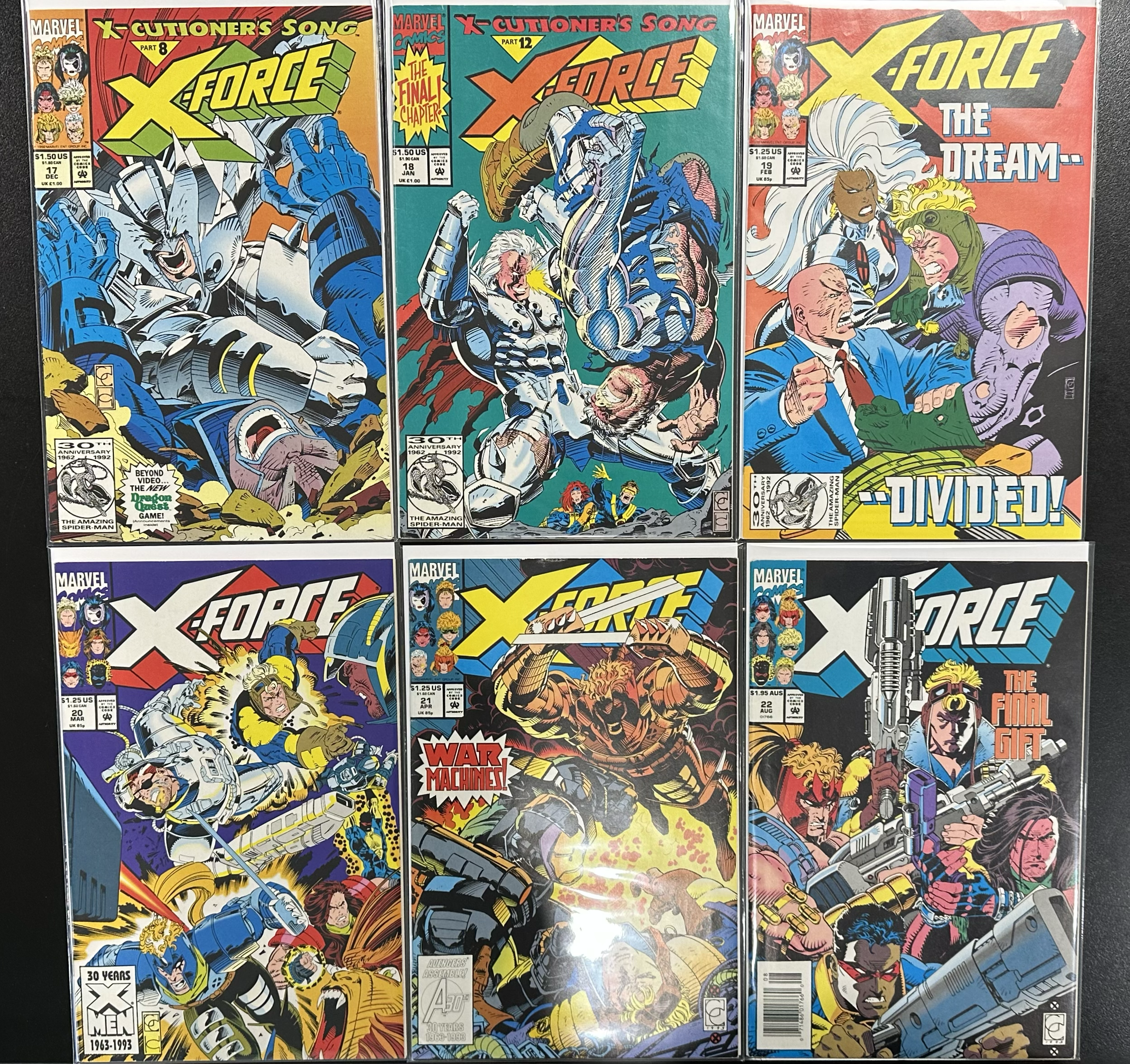 Comic Set - X-Force (1991) #1-79 + #-1 + New Mutants (1982) #100 + X-Force and Cable Annuals