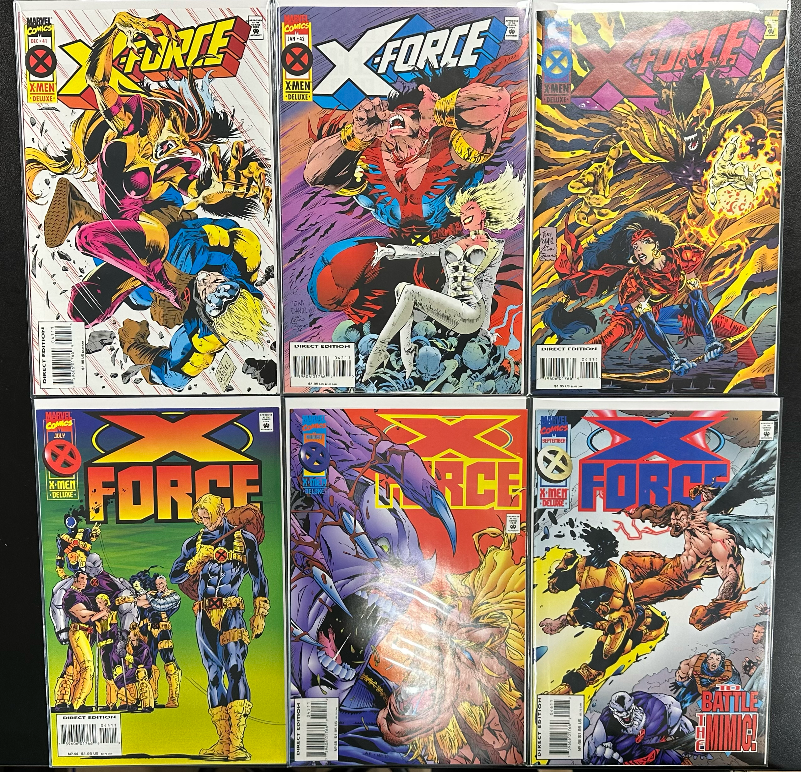 Comic Set - X-Force (1991) #1-79 + #-1 + New Mutants (1982) #100 + X-Force and Cable Annuals