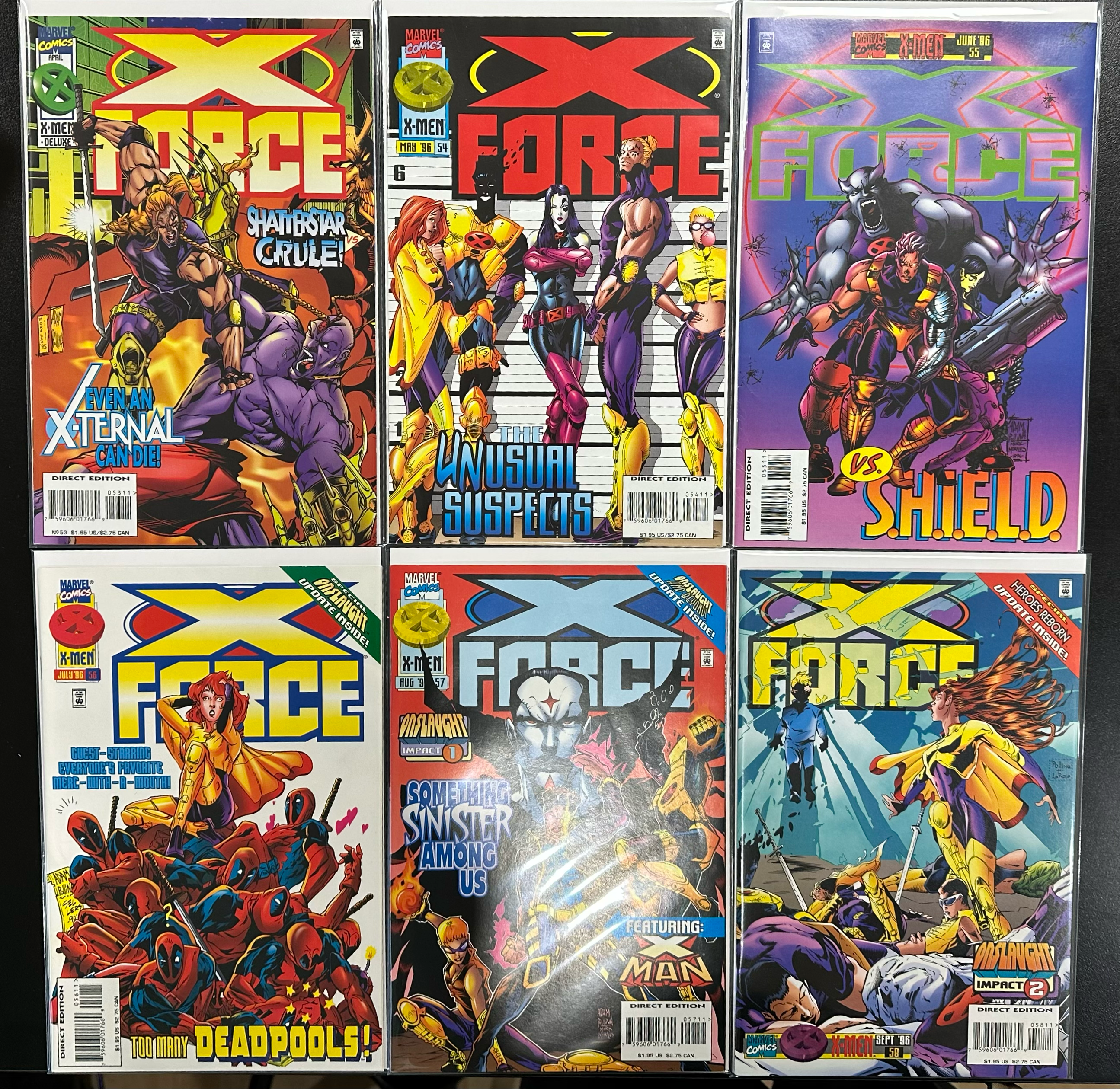 Comic Set - X-Force (1991) #1-79 + #-1 + New Mutants (1982) #100 + X-Force and Cable Annuals