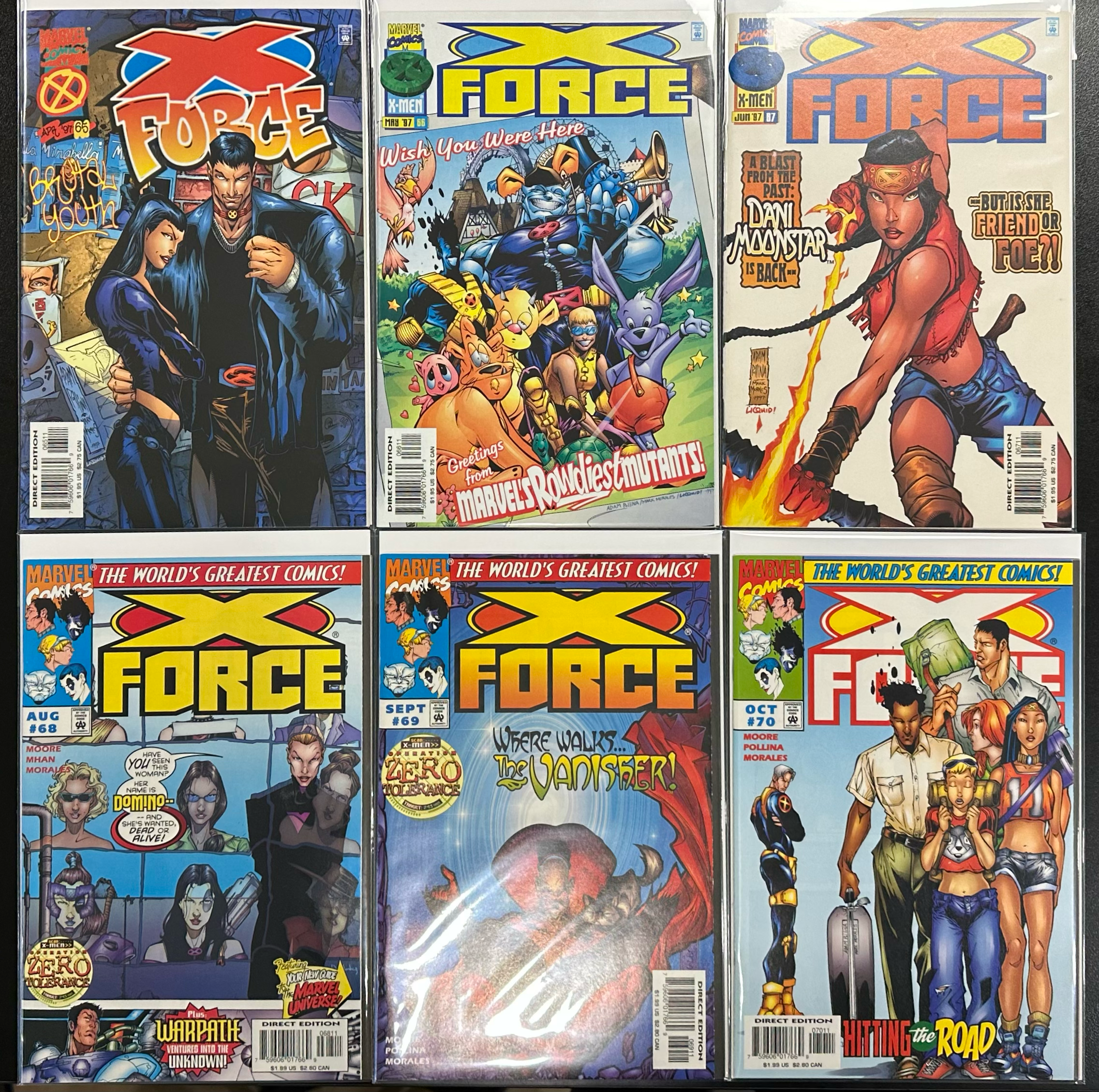 Comic Set - X-Force (1991) #1-79 + #-1 + New Mutants (1982) #100 + X-Force and Cable Annuals