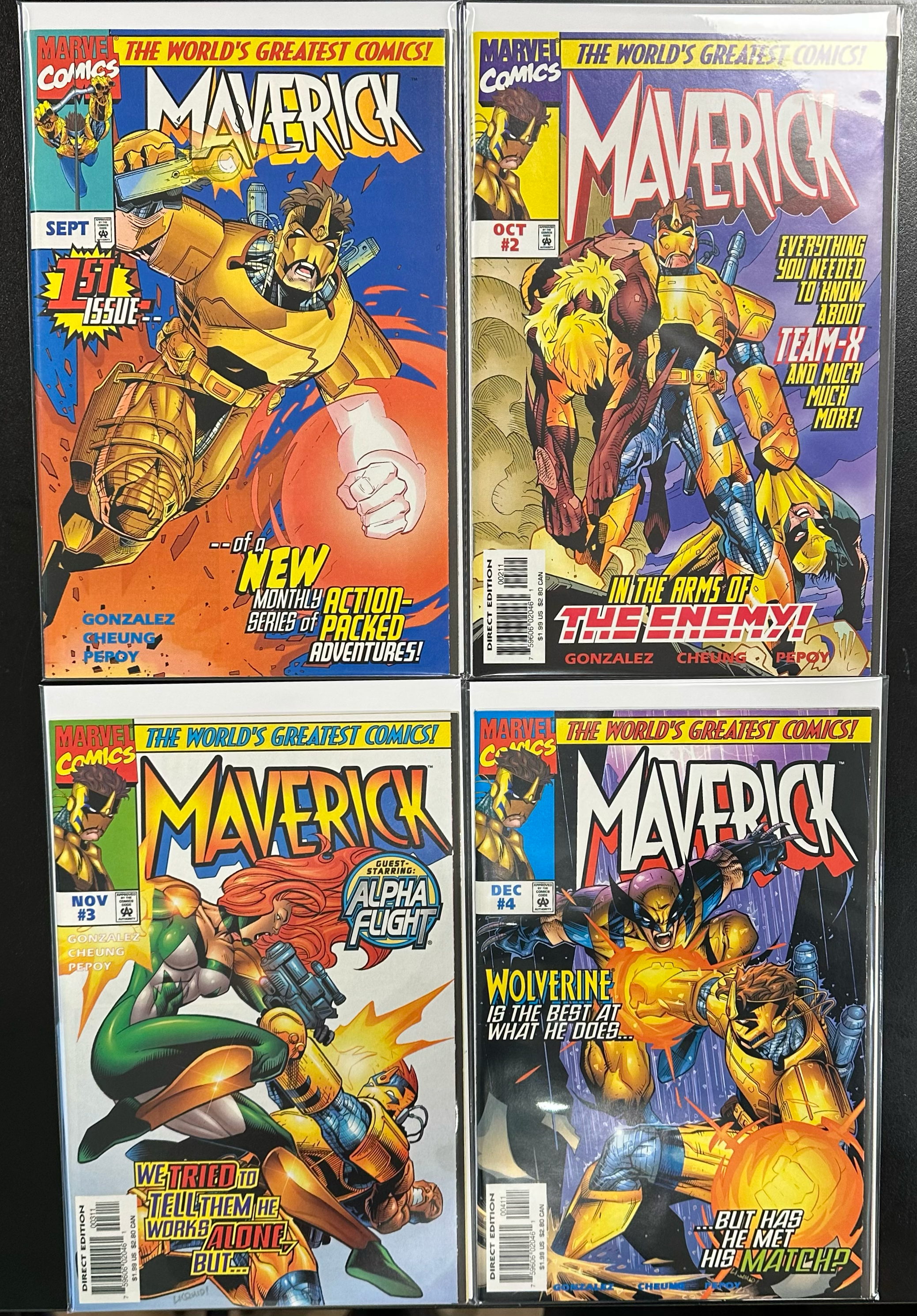 Comic Set - Maverick (1997) #1-4