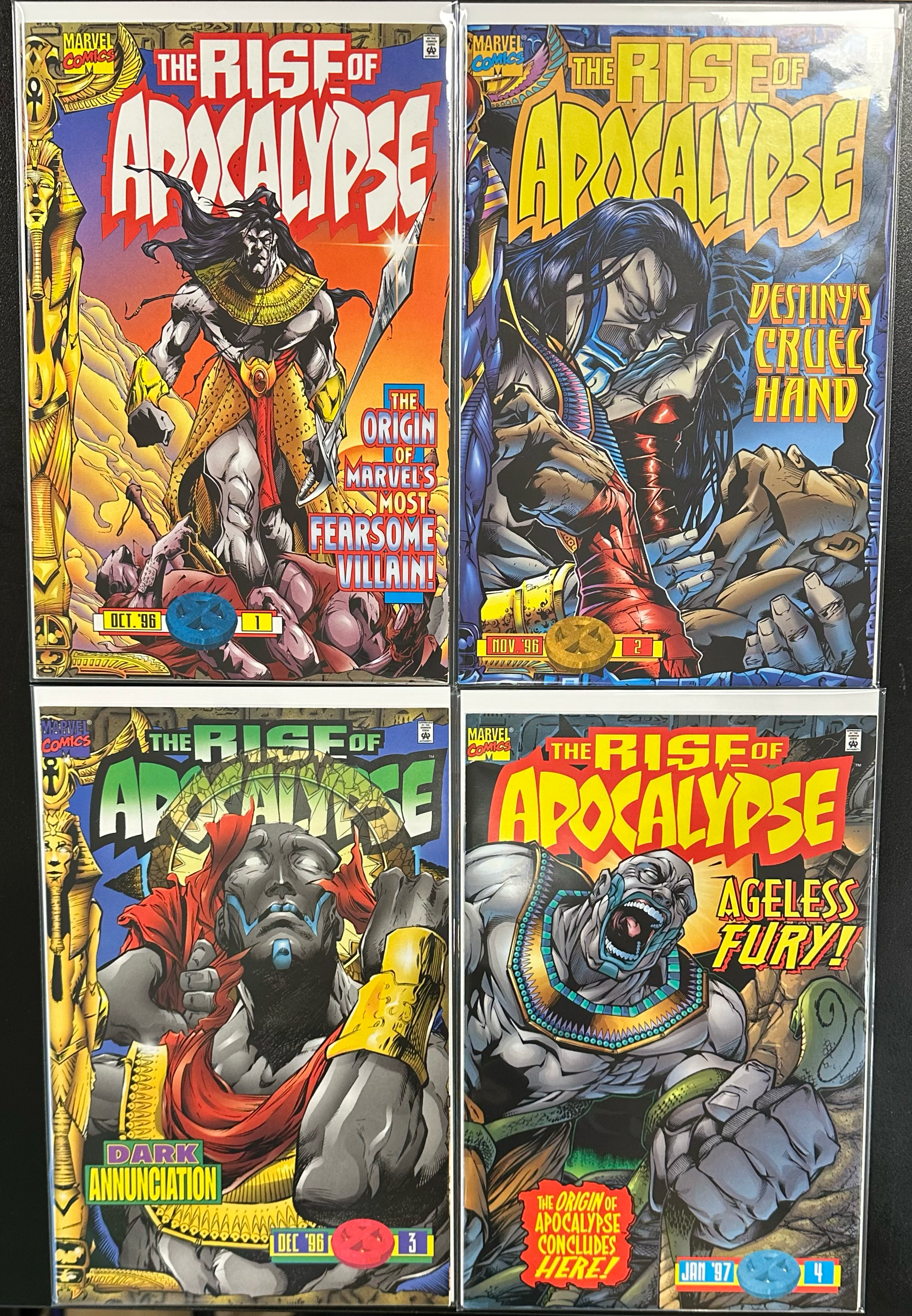 Comic Set - Rise of Apocalypse (1996) (Complete Series)
