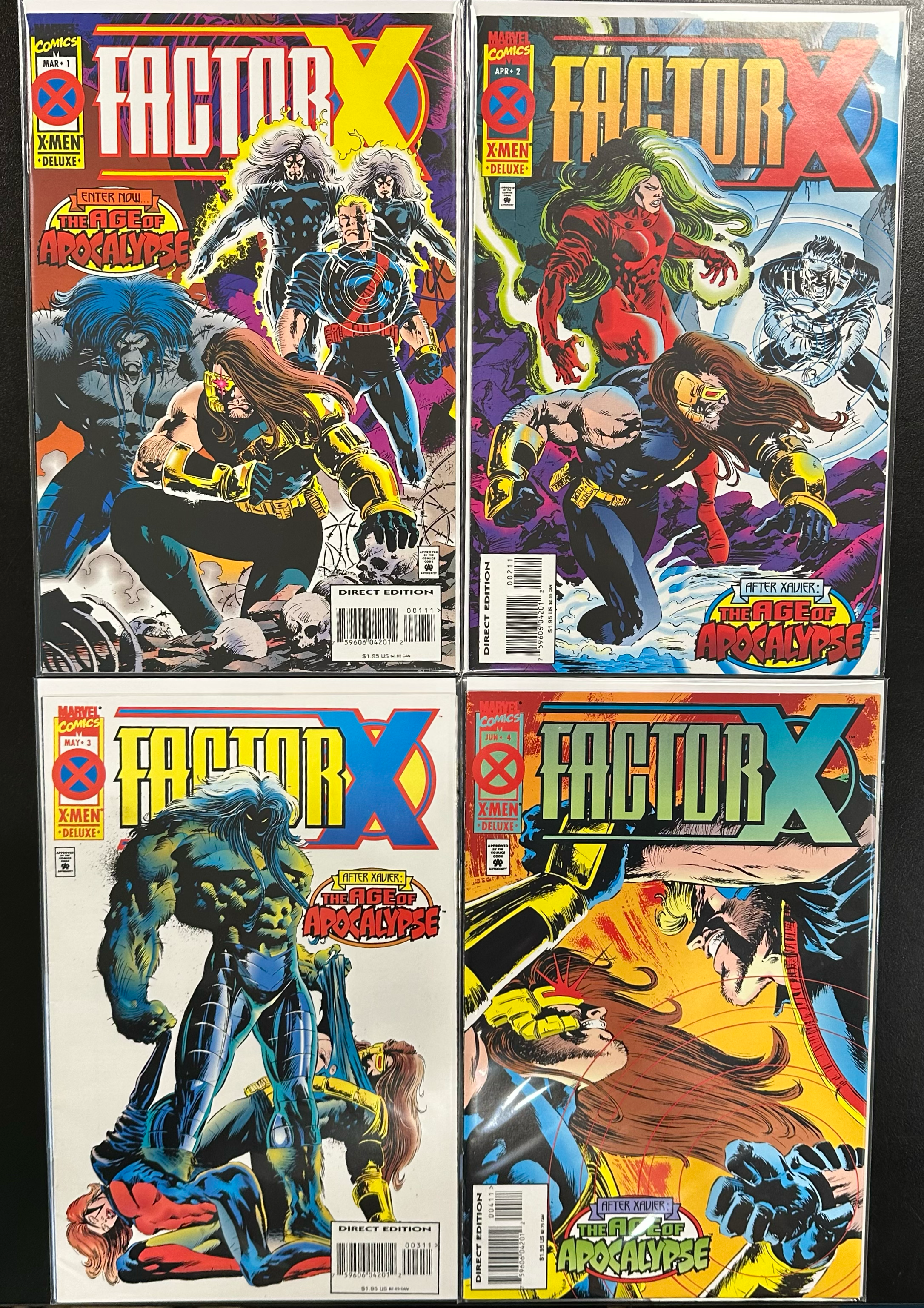 Comic Set - Factor X (1995) (Complete Series)