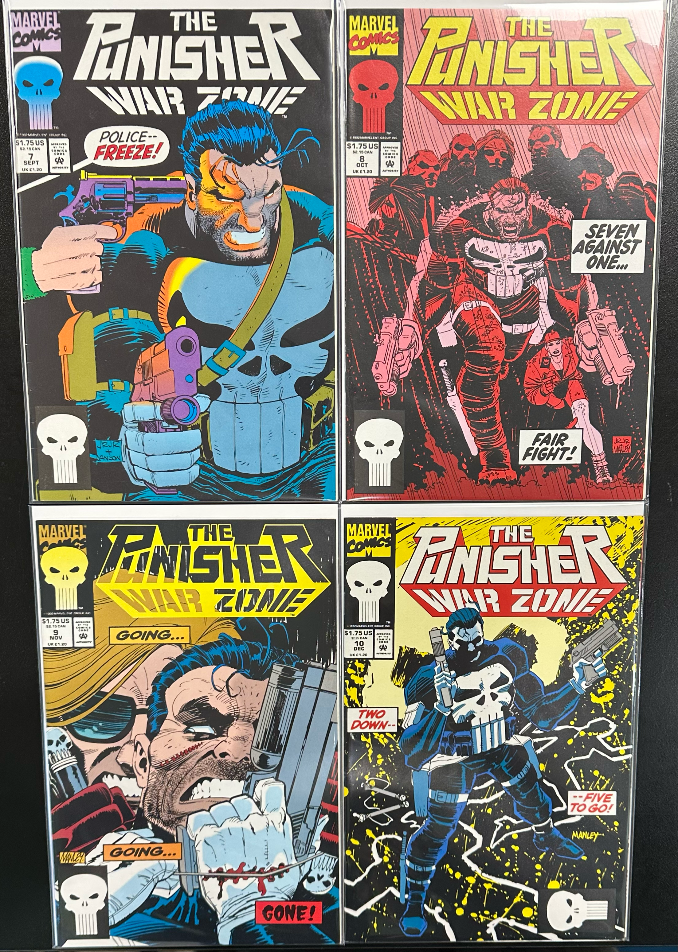 Comic Set - Punisher War Zone (1992) #1-14