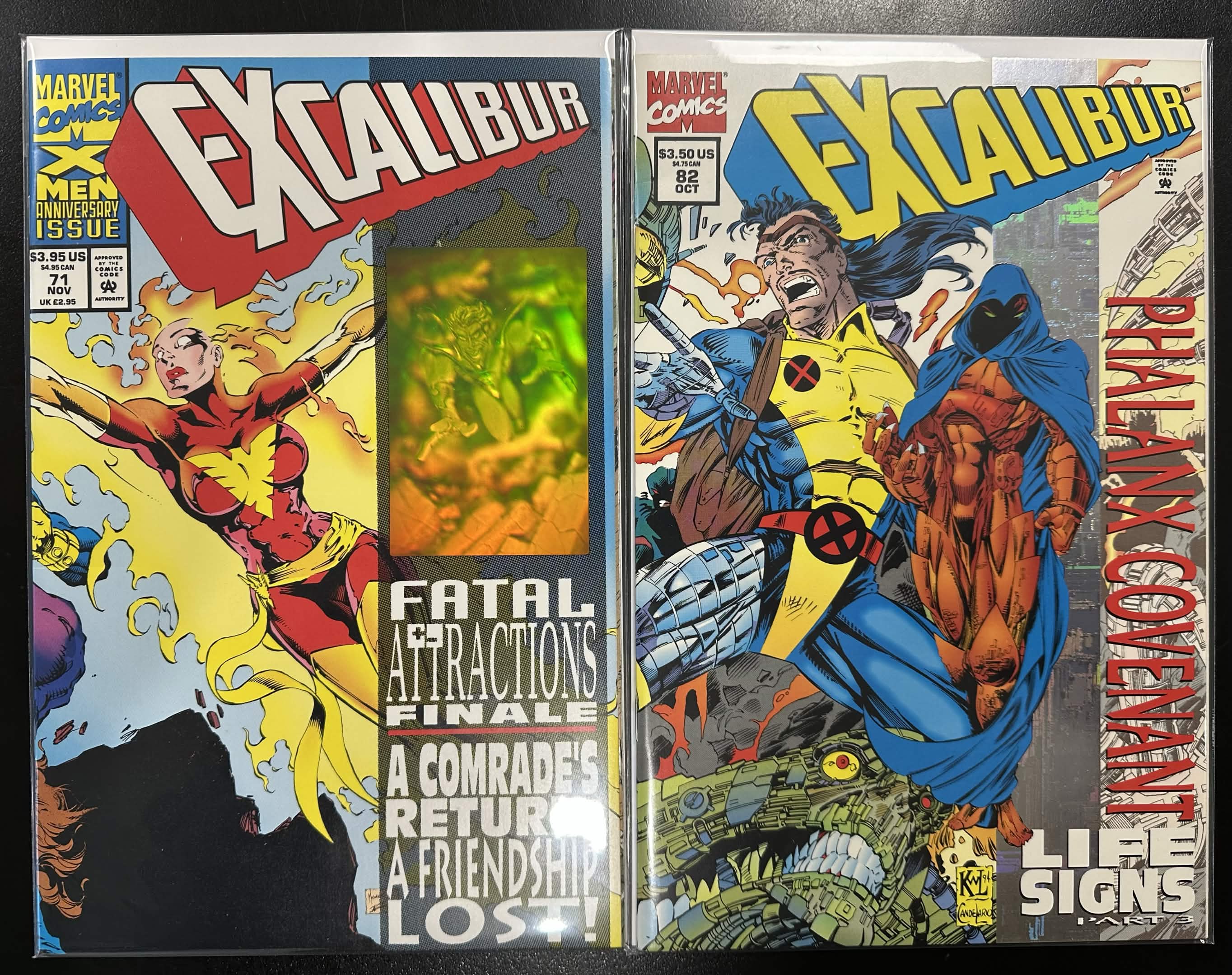 Comic Set - Excalibur (1988) #71 + #82