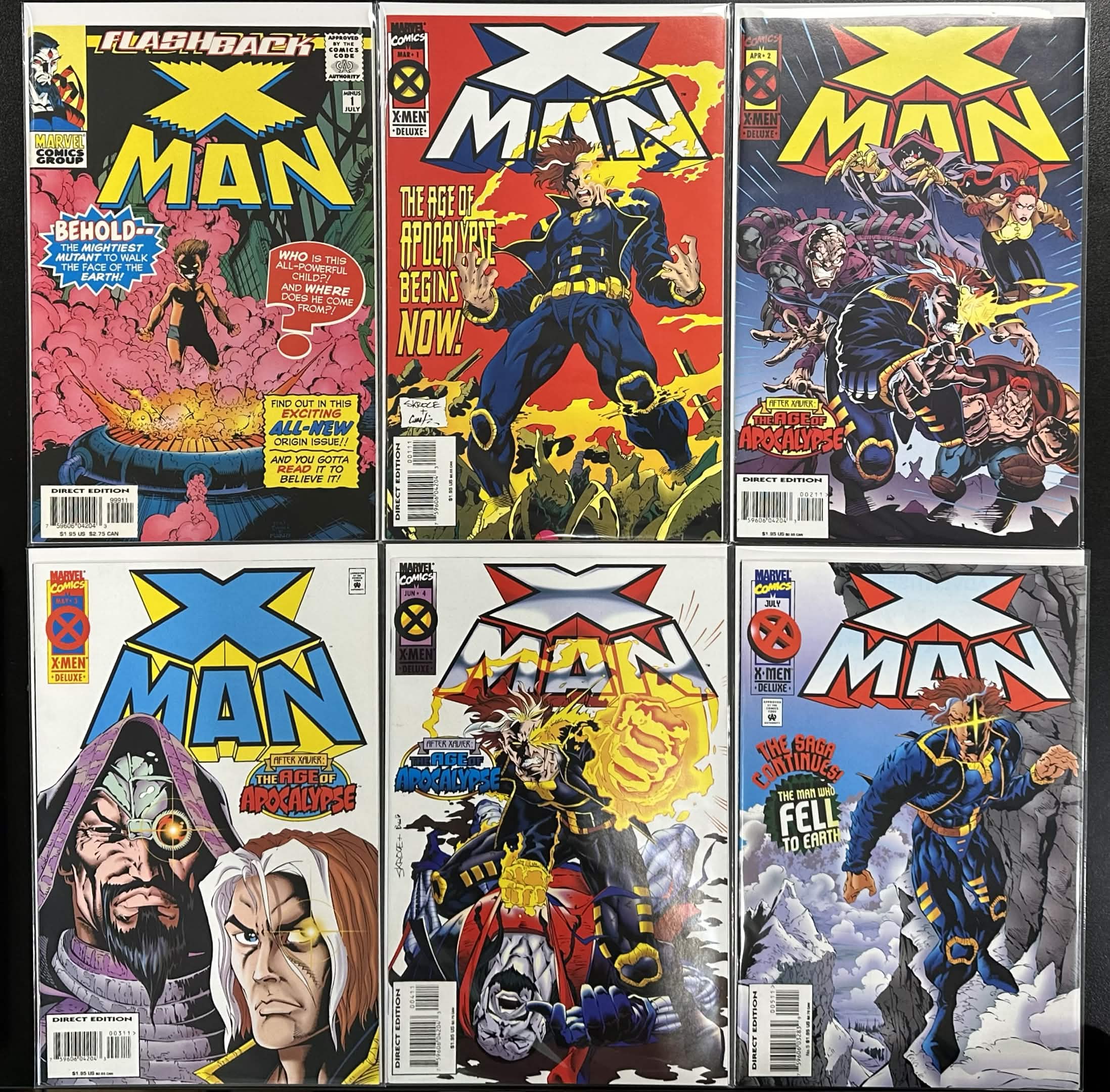 Comic Set - X-Man (1995) #1-19 + #-1