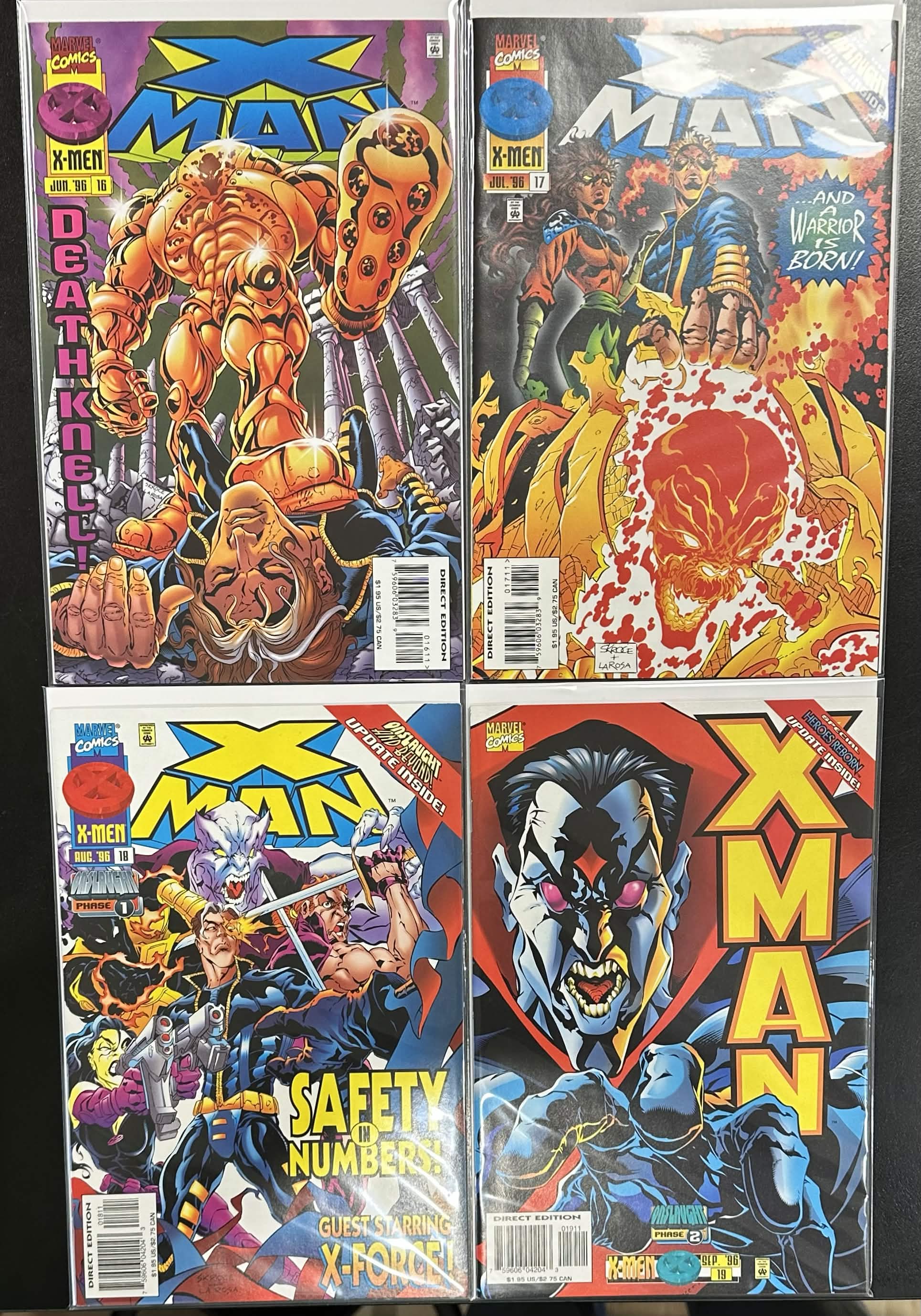 Comic Set - X-Man (1995) #1-19 + #-1