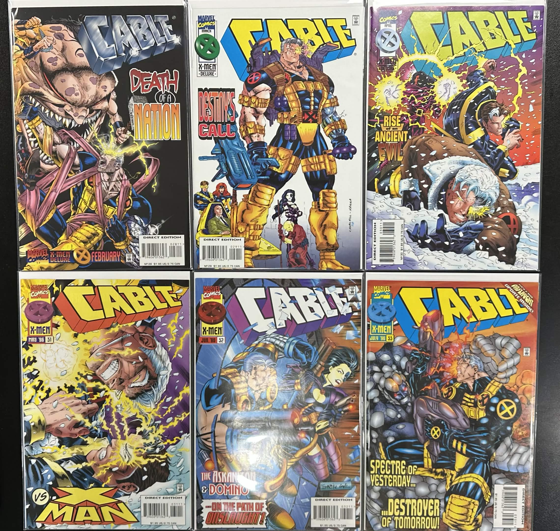 Comic Set - Cable: Blood & Metal (1992) (Complete Series) + Cable (1993) #1-58+ #-1