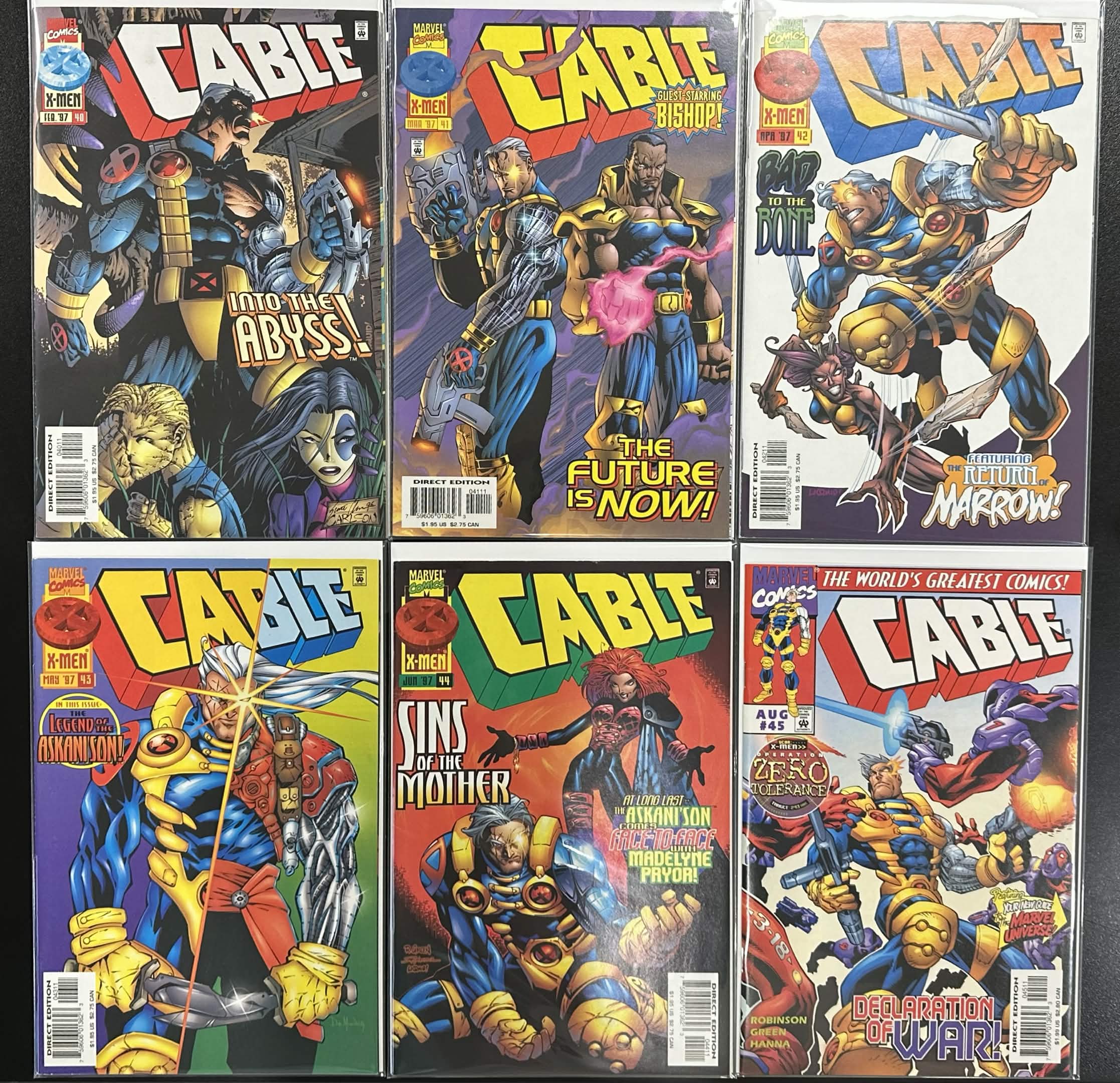 Comic Set - Cable: Blood & Metal (1992) (Complete Series) + Cable (1993) #1-58+ #-1