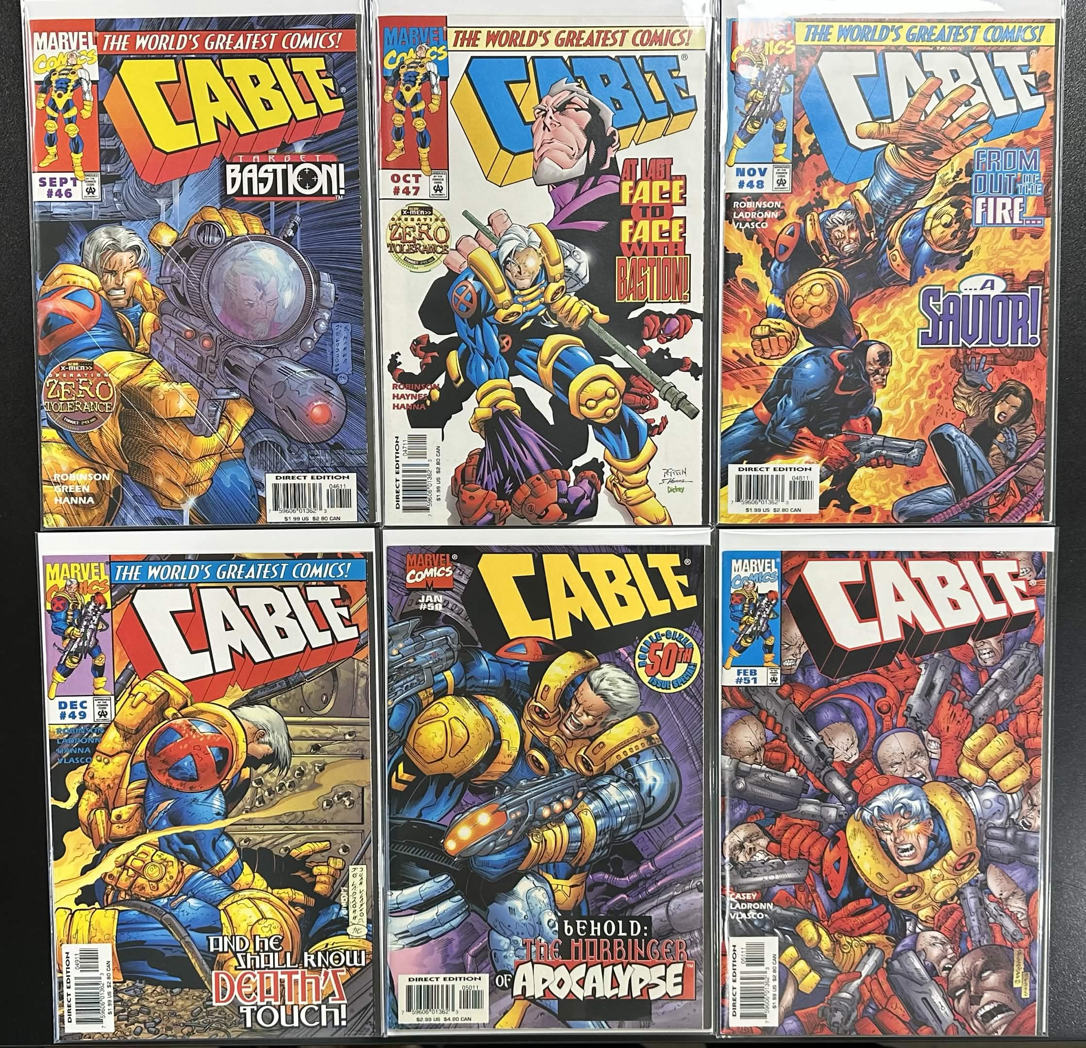 Comic Set - Cable: Blood & Metal (1992) (Complete Series) + Cable (1993) #1-58+ #-1