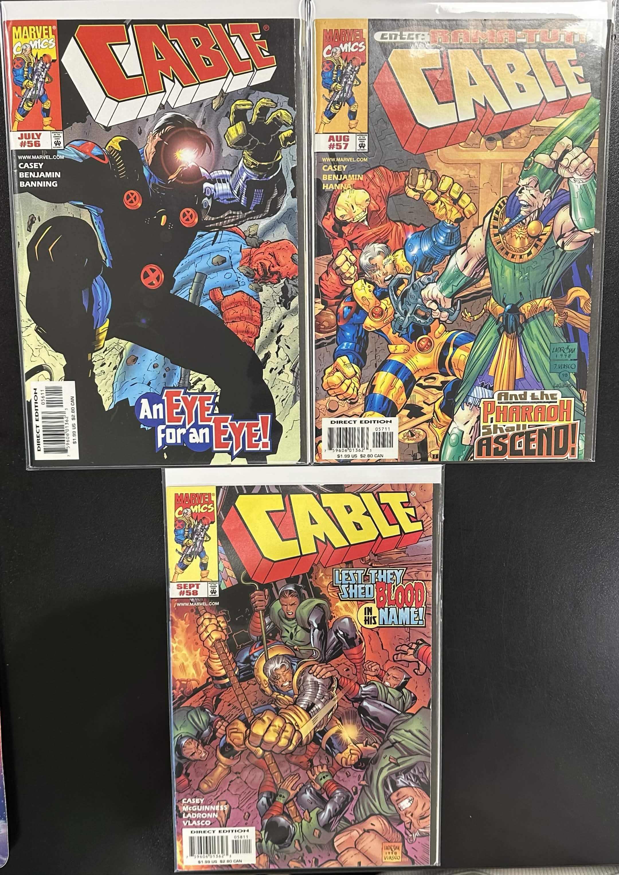 Comic Set - Cable: Blood & Metal (1992) (Complete Series) + Cable (1993) #1-58+ #-1